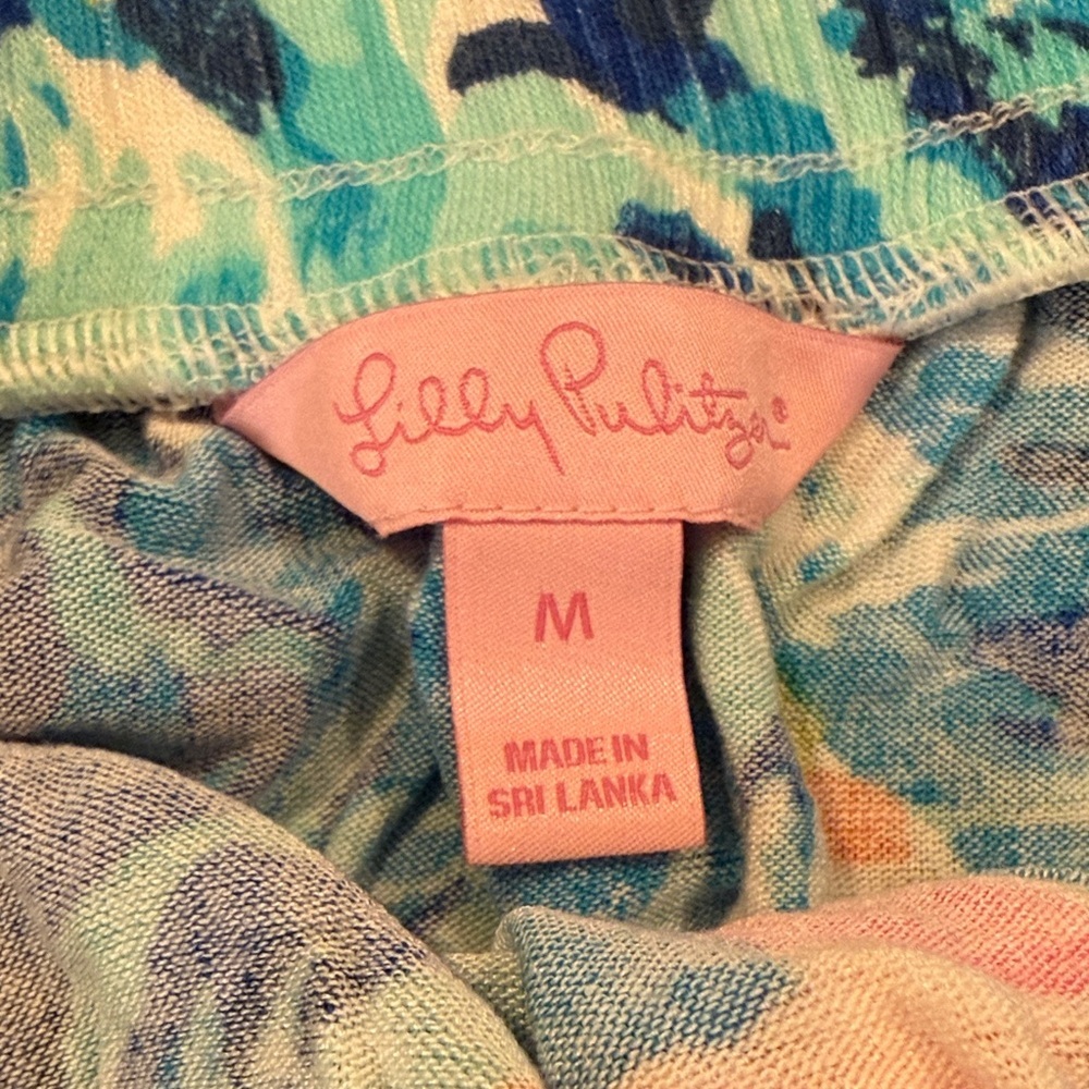 Lilly Pulitzer Swim Cover Up in Blue & Pink sailboat Pattern - size medium - Picture 2 of 4